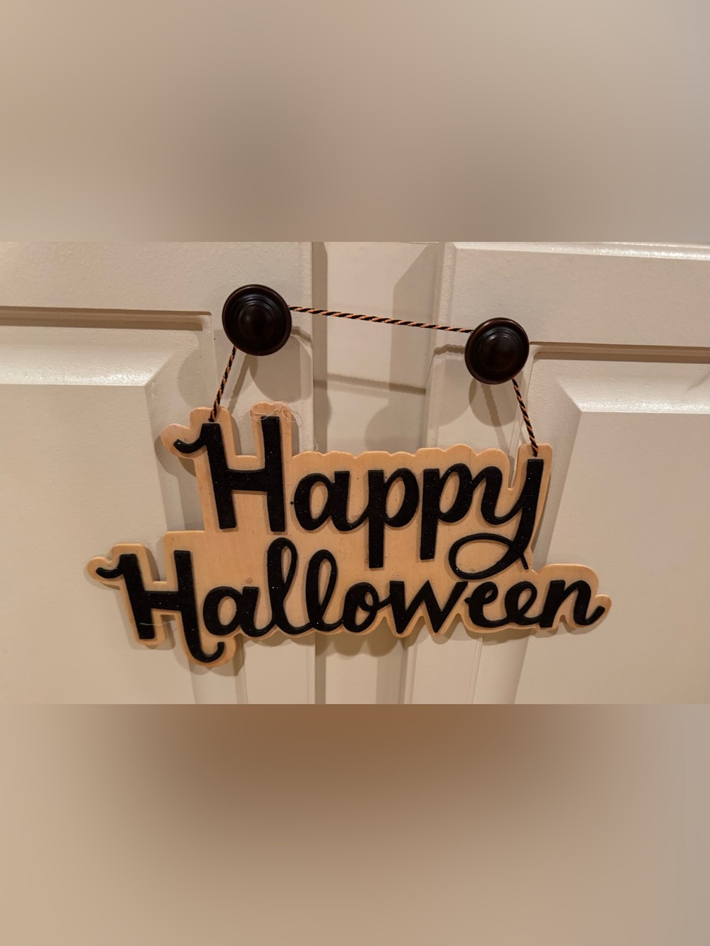 Happy Halloween Wooden Hanging Sign 🎃